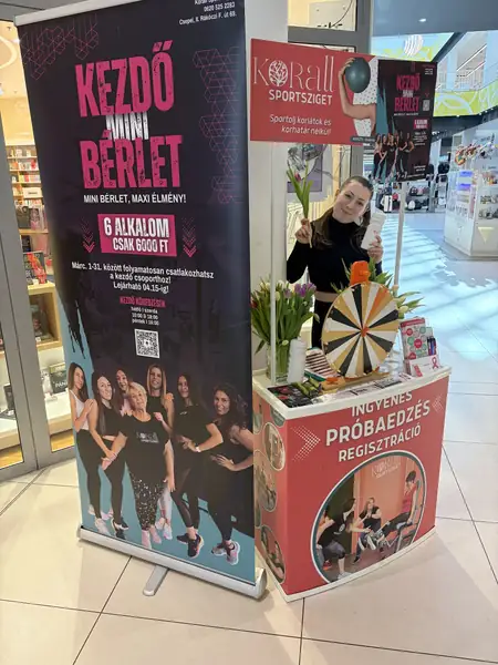 Kitelepülés szerencsekerékkel a Csepel Plázában
