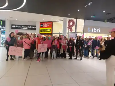 Pink Október 2025: rózsaszín séta a Csepel Plázától