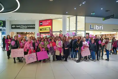 Pink Október 2025: rózsaszín séta a Csepel Plázától