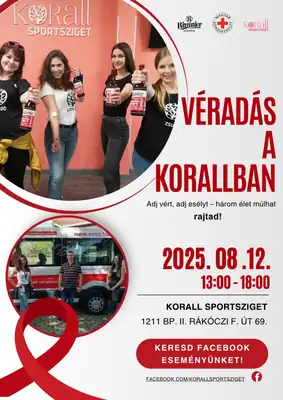 Véradás a Korallban: plakát